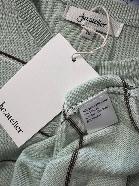 Cardigan JW Atelier Paris-Universal▫️mătase, lână și vâscoză