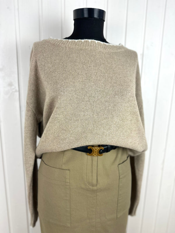 Pulover italienesc-Universal▫️mix lână, cașmir și vâscoză