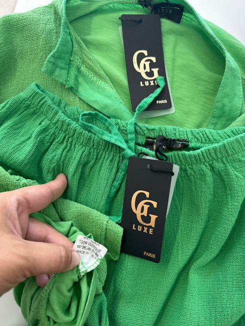 Deux pièces GG Luxe-S/M▫️100% muselina bumbac