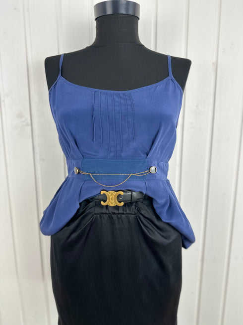 Top Kimchi Blue-S▫️100% mătase naturală