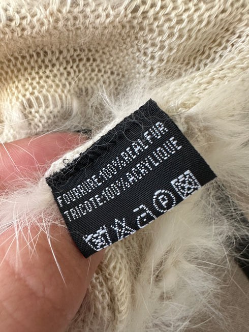 Poncho blană naturală