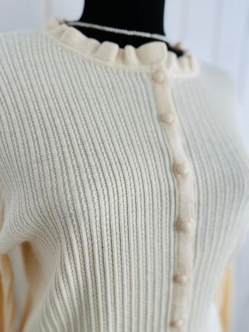 Cardigan Nathael-S/M și M/L▫️mix de lână și bumbac tricotat