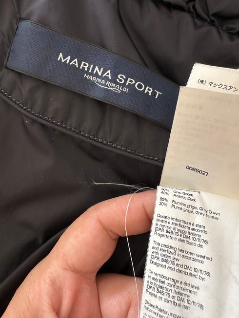 Geaca Marina Rinaldi by Max Mara-M▫️puf și pene