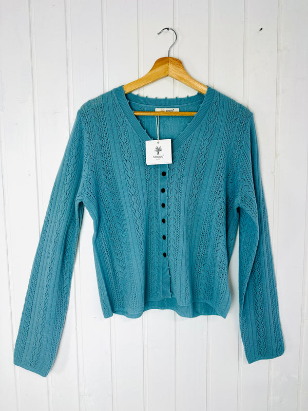 Cardigan SOGGO Paris▫️Mărime universală-100% lână