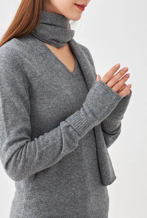 Mănuși/Mitene J&W Paris▫️100% cașmir