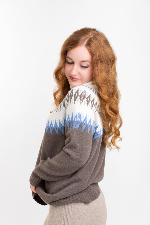 Maleta italienească-S/M▫️mix lână, cașmir și vâscoză