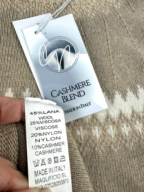 Pulover italienesc-S/M▫️mix lână, cașmir și vâscoză