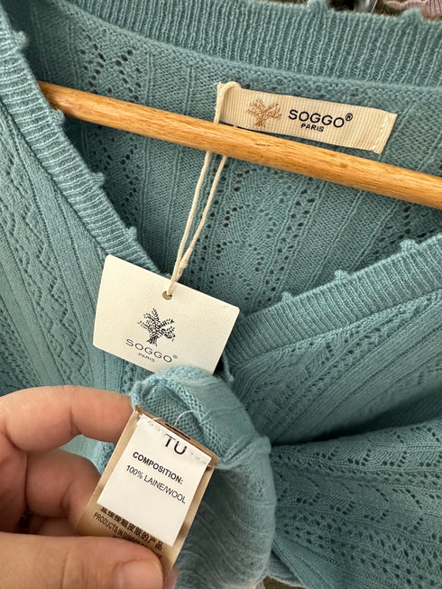 Cardigan SOGGO Paris▫️Mărime universală-100% lână