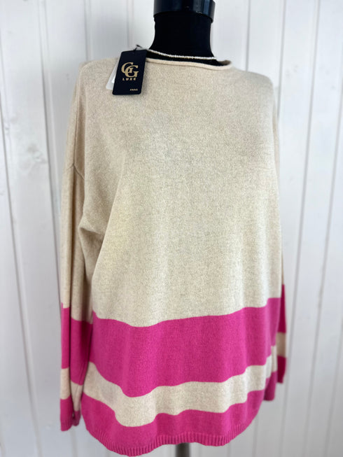 Pulover CG Luxe-Universal▫️mix de lână, vâscoză și cașmir