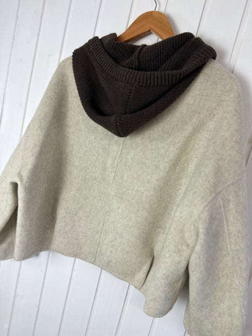 Mantou JCL Paris▫️Mărime universală-80% lână