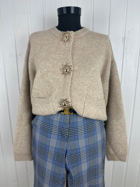 Cardigan Lumine Paris-Universal▫️mix de alpaka și lână