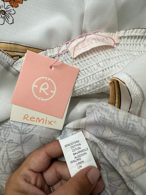 Rochie Remix Italy-S/M▫️bumbac cu in