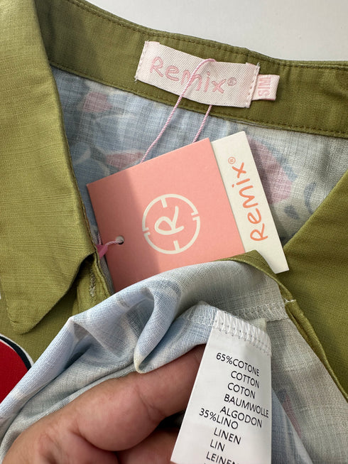 Deux pieces Remix Italy-L▫️in cu bumbac