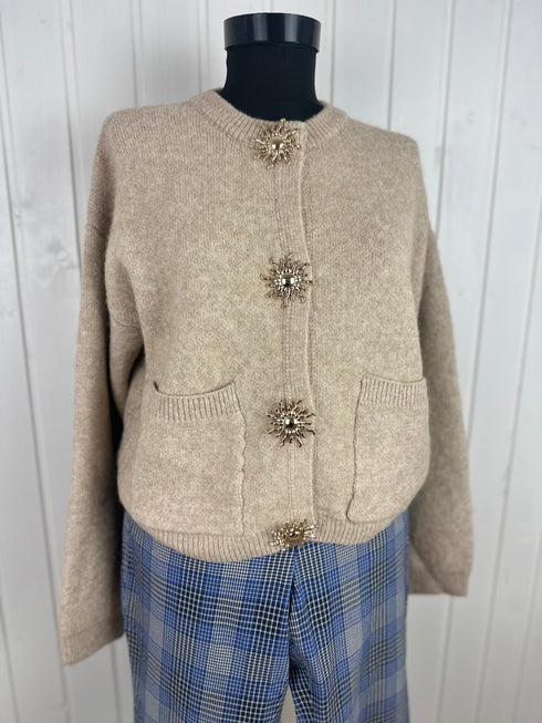 Cardigan Lumine Paris-Universal▫️mix de alpaka și lână