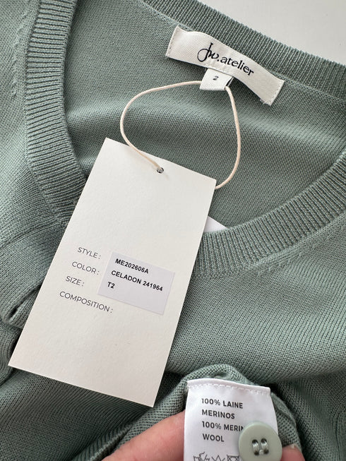 Cardigan JW Atelier Paris-M▫️100% merinos