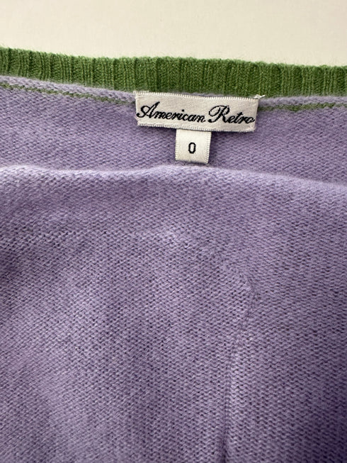 Cardigan American Retro-S▫️100% cașmir