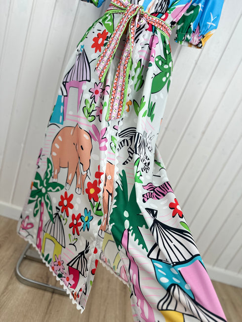 Rochie Remix Italy-L▫️bumbac cu in