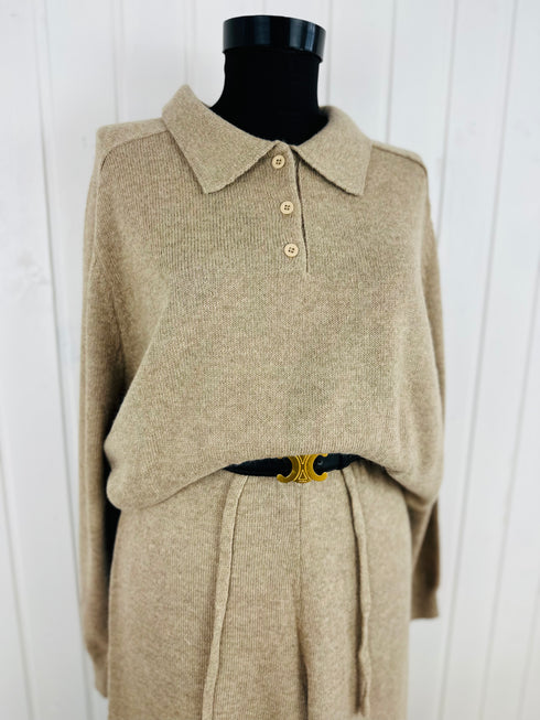 Pulover Polo-Miya-Universal▫️mix angora și lana