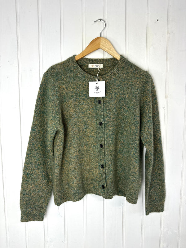 Cardigan SOGGO Paris▫️Mărime universală-blend cu merinos și raton laveur