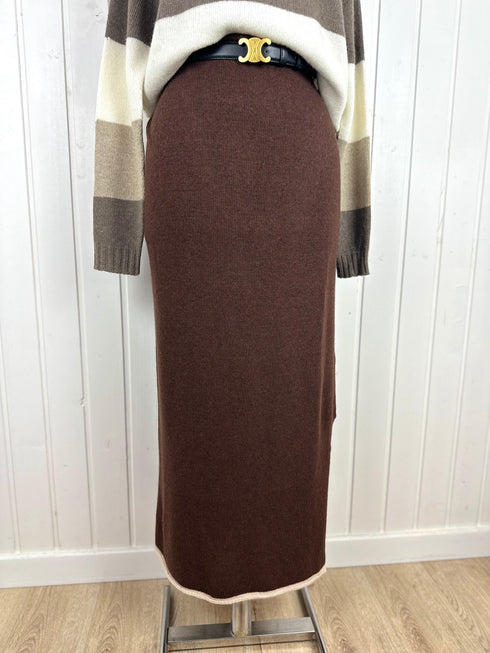 Fustă Arita-Universală▫️mix lână, cașmir și vâscoză