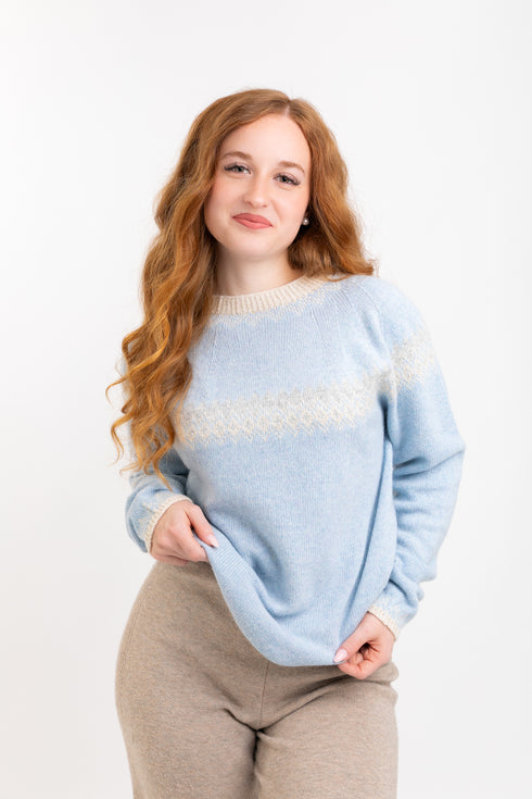 Pulover italienesc-S/M▫️mix lână, cașmir și vâscoză