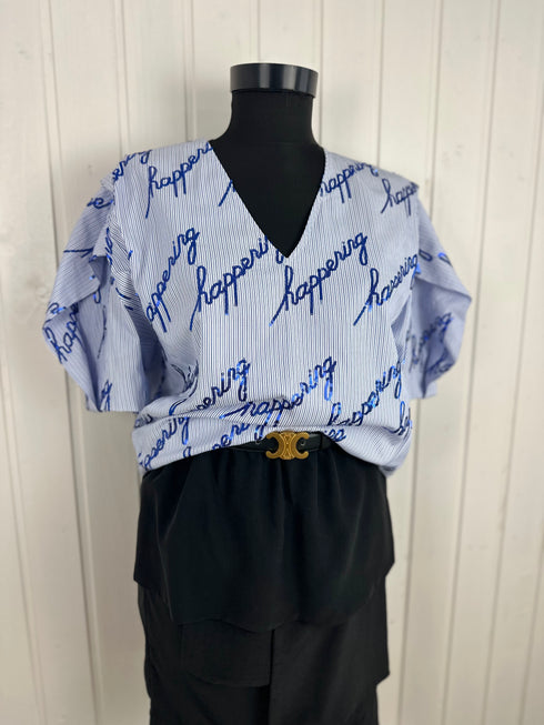 Top Sandro Paris-M▫️poplin bumbac