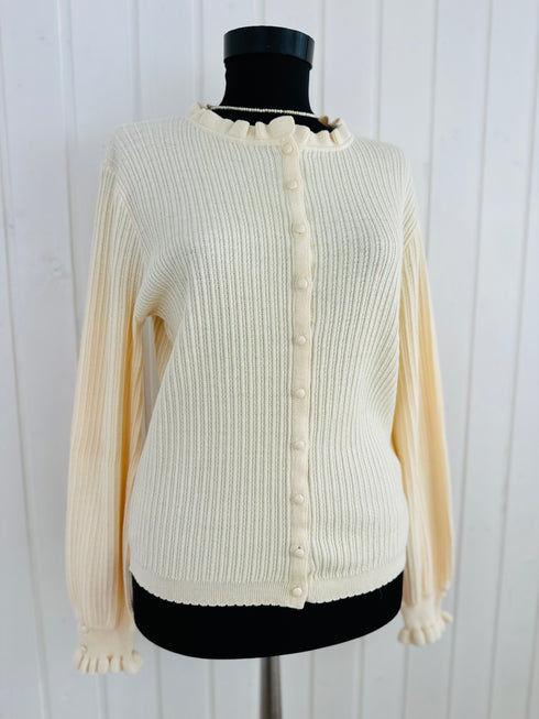 Cardigan Nathael-S/M și M/L▫️mix de lână și bumbac tricotat