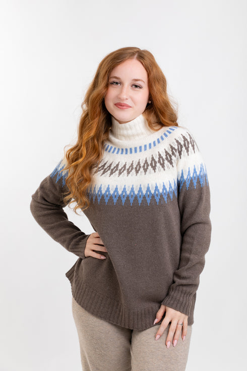 Maleta italienească-S/M▫️mix lână, cașmir și vâscoză