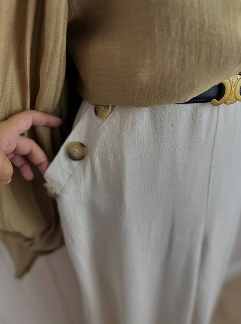 Pantaloni Esther H Paris▫️bumbac și in