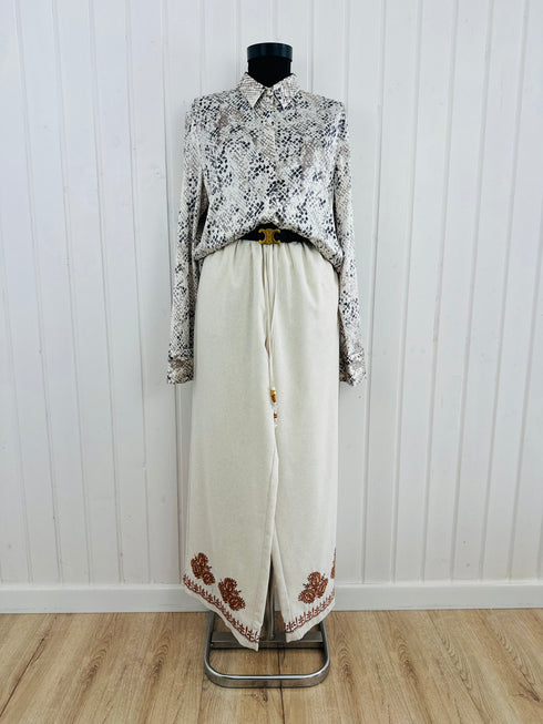 Pantaloni Giovanni Paris-S/M si M/L▫️mix in, vascoza și bumbac
