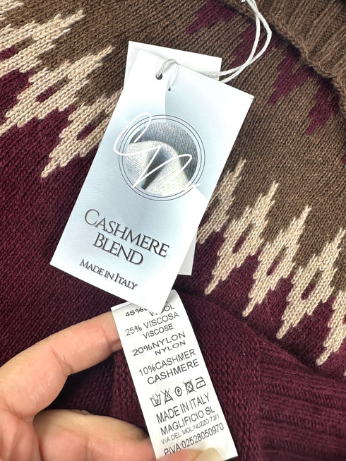 Maleta italienească-S/M▫️mix lână, cașmir și vâscoză
